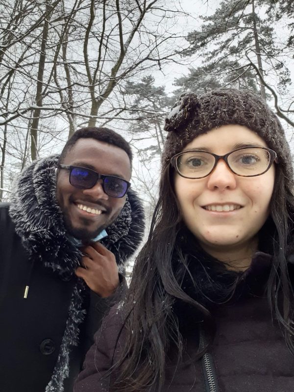 couple sous la neige